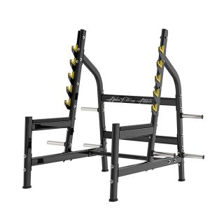 Heavy-Duty Squat Rack with Barbell Holders and Weight Storage – Commercial Gym Power Cage - ABDO-001