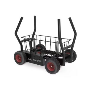 Heavy-Duty Weight Sled with Push Handles and Storage Basket – Power Training Sled for Strength and Conditioning Workouts - ABDO-001