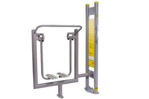 Outdoor Single Air Walker with Side Support for Parks & Open Gyms – Low-Impact Cardio Fitness Equipment – AW-001