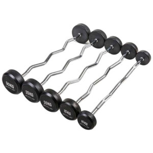 EZ Curl Barbell Set | Fixed Weight Preloaded Curl Bars (10kg–30kg) for Bicep-BARCR-001