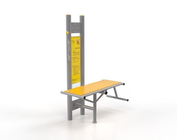 Outdoor Sit-Up & Ab Bench – Park Core Workout Equipment BNCH-001 - Image 2