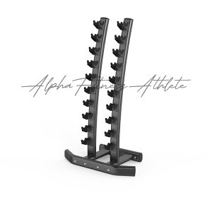 10-Pair Vertical Dumbbell Rack – Space-Saving Compact Dumbbell Tree Stand for Home and Commercial Gym - DMBR-003