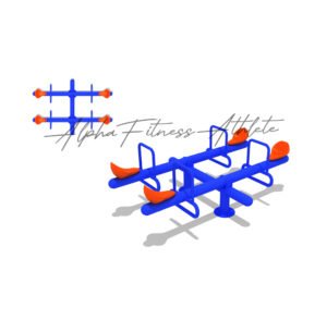 4-Way Outdoor Seesaw for Kids – Heavy-Duty Playground Equipment FSTE-003