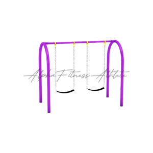 2-Seater Outdoor Swing Set for Kids with Dual Belt Swings – FSTE-002