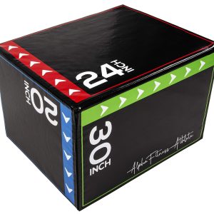 3-in-1 Soft Plyometric Jump Box – 20/24/30 Inch Foam Plyo Box - Crossfit - JB-001