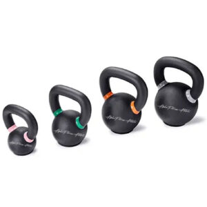 Cast Iron Kettlebell Set for Home Gym & Strength Training – Color-Coded Weights for CrossFit, HIIT & Full-Body Workouts-KETB-001