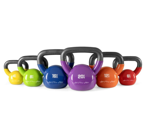 Kettlebell Set for Full Body Workout | Vinyl Coated Kettlebell Set for Home Gym & Strength Training (4KG–20KG) - KETB-002 - Image 2