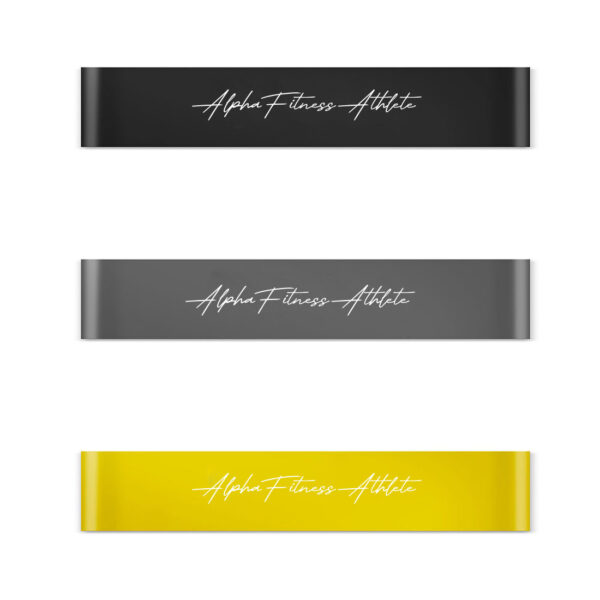 Resistance Loop Bands for Home Workout, Glutes & Strength Training – Set of 3 Stretch Exercise Bands for Men & Women-LOPB-001 - Image 2