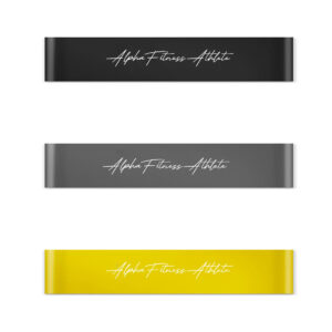 Resistance Loop Bands for Home Workout, Glutes & Strength Training – Set of 3 Stretch Exercise Bands for Men & Women-LOPB-001