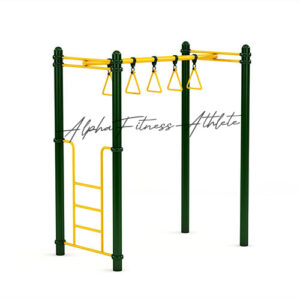 Triangle Ring Climber for Kids – Outdoor Playground Hanging Bars - OPMB-002