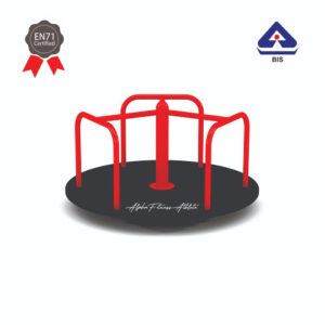 Kids Round Merry-Go-Round – Outdoor Playground Spinning Ride (EN71 Certified) - OPMG-002