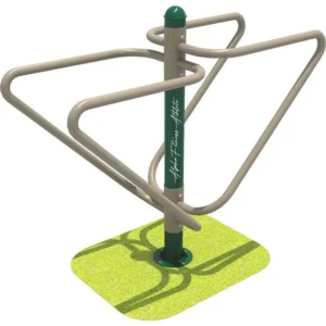 Outdoor Twister Rotator for Open Gym – 3-User Waist & Core Exercise Equipment OTGE-009