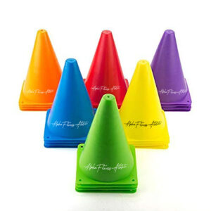 Agility Training Cones Set – Multi-Color Sports Marker Cones for Kids & Fitness Drills - PC-001