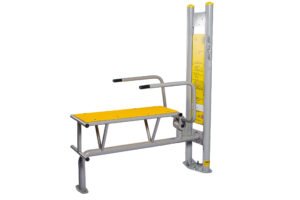 Outdoor Seated Push & Pull Machine for Parks & Open Gyms – Dual Upper Body Strength Fitness Equipment – PLBC-001