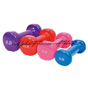 Vinyl Dumbbells Set – Color-Coded Weights for Women, Home Workouts & Aerobics – SDUM-001