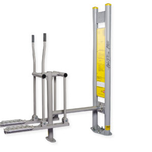 Outdoor Chest Press and Rowing Machine for Parks & Open Gyms – Dual Upper Body Workout Equipment - SKIW-001
