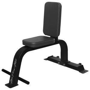 Heavy-Duty Seated Utility Weight Bench with Upright Backrest – Gym Bench for Shoulder and Dumbbell Workouts - UTBE-02
