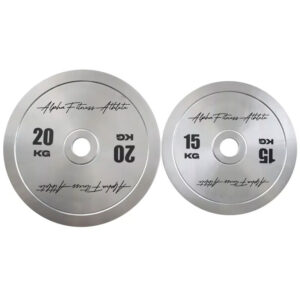 Olympic Competition Steel Weight Plates – Precision Calibrated for Powerlifting & Weightlifting – 15kg & 20kg – WPLAT-003