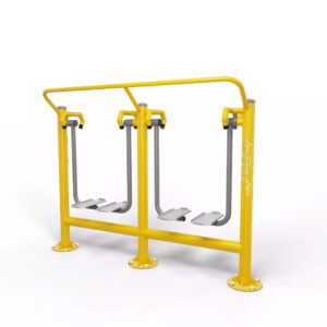 Triple Outdoor Air Walker – 3-User Leg Exercise Machine for Parks and Open Gyms – AWD-001