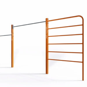 Adjustable Outdoor Pull-Up Bar Station with Side Ladder – Calisthenics & Fitness Rig for Adults - CPE-004