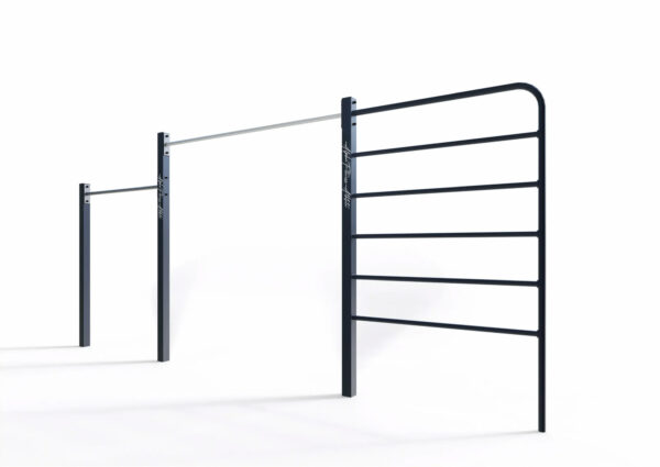 Adjustable Outdoor Pull-Up Bar Station with Side Ladder – Calisthenics & Fitness Rig for Adults - CPE-004 - Image 4