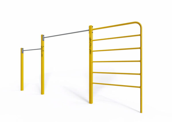 Adjustable Outdoor Pull-Up Bar Station with Side Ladder – Calisthenics & Fitness Rig for Adults - CPE-004 - Image 3