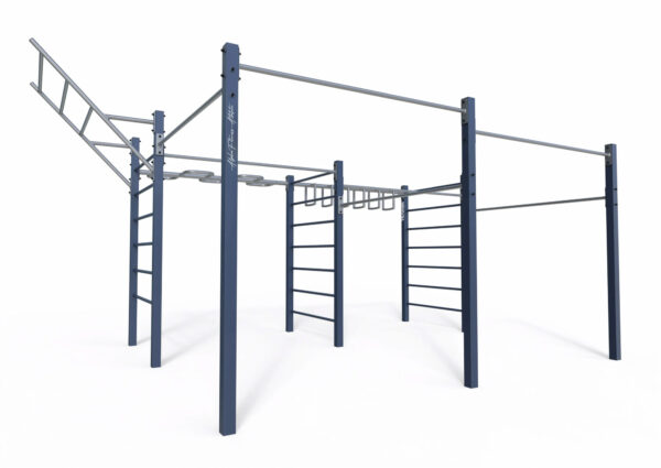 Outdoor Monkey Bar Climbing Frame – Multi-Functional Calisthenics & Park Fitness Structure – CPE-009 - Image 4