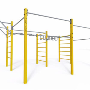 Outdoor Monkey Bar Climbing Frame – Multi-Functional Calisthenics & Park Fitness Structure – CPE-009