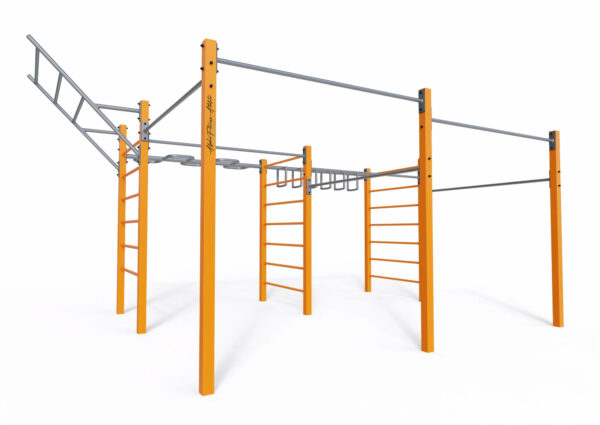 Outdoor Monkey Bar Climbing Frame – Multi-Functional Calisthenics & Park Fitness Structure – CPE-009 - Image 3