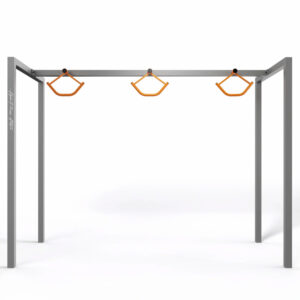 Outdoor Triple Grip Pull-Up Bar Station for Parks & Fitness Trails – Heavy-Duty Monkey Bar Structure - MH-001
