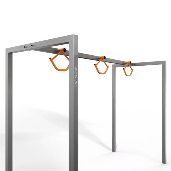 Outdoor Triple Grip Pull-Up Bar Station for Parks & Fitness Trails – Heavy-Duty Monkey Bar Structure - MH-001 - Image 3