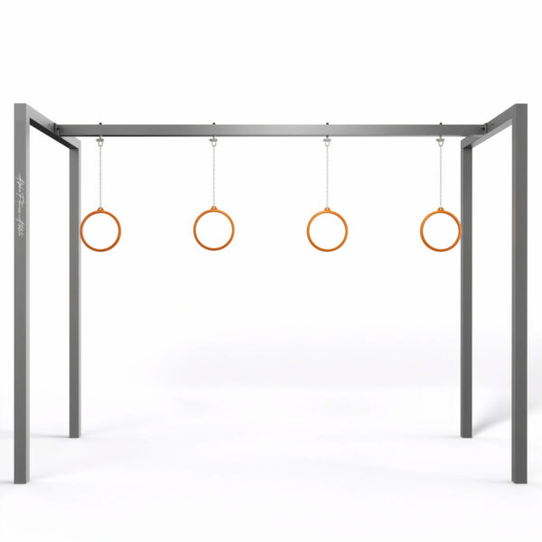 Outdoor Monkey Ring Swing Set for Fitness Parks – Hanging Gym Rings Station – MTRG-001 - Image 3