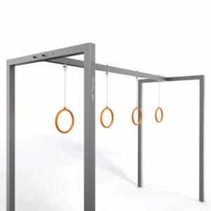 Outdoor Monkey Ring Swing Set for Fitness Parks – Hanging Gym Rings Station – MTRG-001