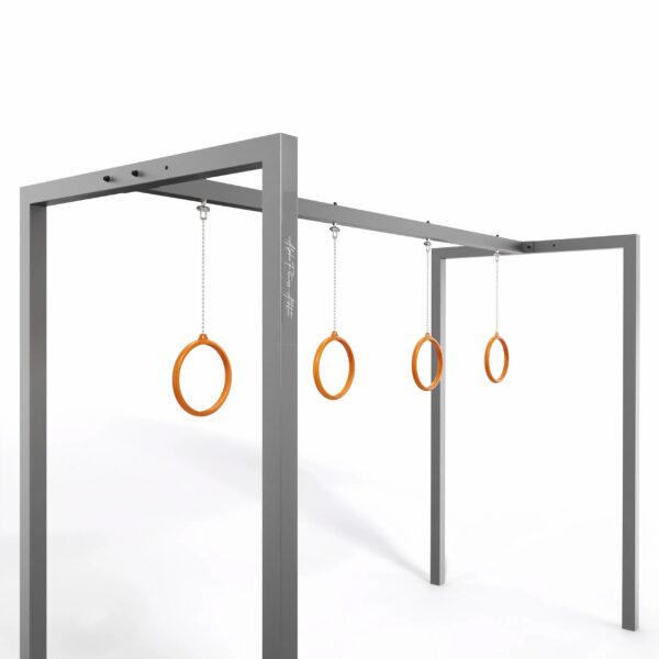 Outdoor Monkey Ring Swing Set for Fitness Parks – Hanging Gym Rings Station – MTRG-001
