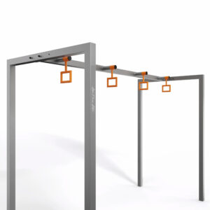 Outdoor Square Grip Hanging Obstacle Station – Ninja Warrior and Calisthenics Park Equipment – NL-001