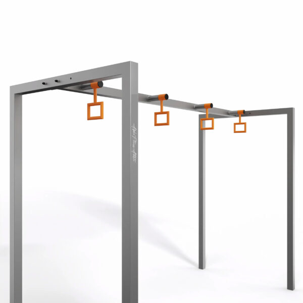 Outdoor Square Grip Hanging Obstacle Station – Ninja Warrior and Calisthenics Park Equipment – NL-001