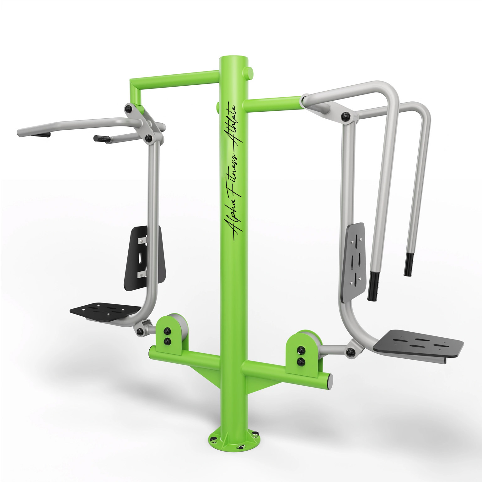 Outdoor Chest Press and Pull Machine – Dual Bodyweight Strength Equipment for Parks and Fitness Zones  - PPC-001 - Image 2
