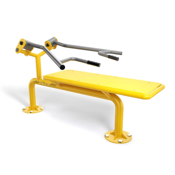 Outdoor Chest Press Bench Machine – Park Fitness Equipment for Upper Body Strength - PULB-001 - Image 3