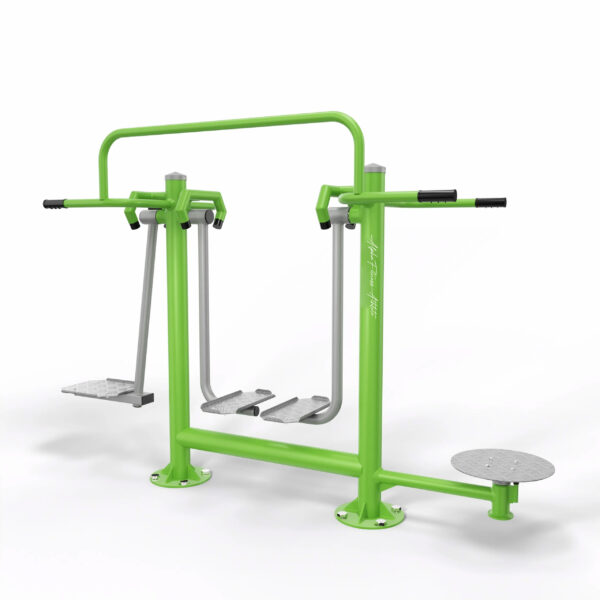 3-in-1 Outdoor Gym Equipment – Air Walker, Leg Press and Waist Twister for Parks - SAWT-001 - Image 2