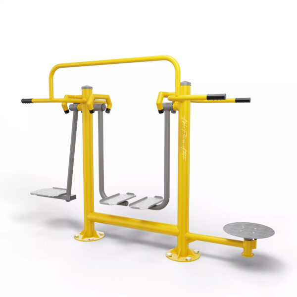 3-in-1 Outdoor Gym Equipment – Air Walker, Leg Press and Waist Twister for Parks - SAWT-001 - Image 3