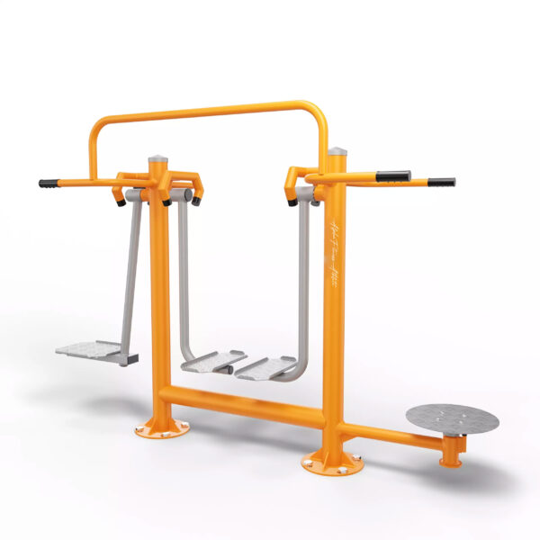 3-in-1 Outdoor Gym Equipment – Air Walker, Leg Press and Waist Twister for Parks - SAWT-001 - Image 4