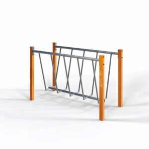 Outdoor Zigzag Climbing Ladder Station – Obstacle Course and Functional Fitness Equipment – SWB-001