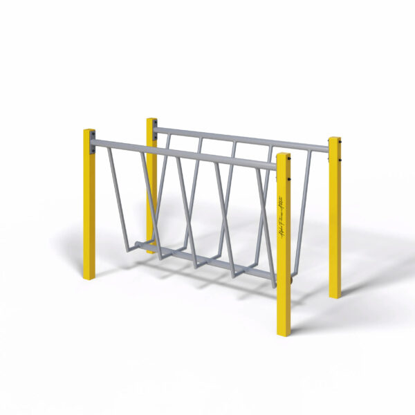 Outdoor Zigzag Climbing Ladder Station – Obstacle Course and Functional Fitness Equipment – SWB-001 - Image 2