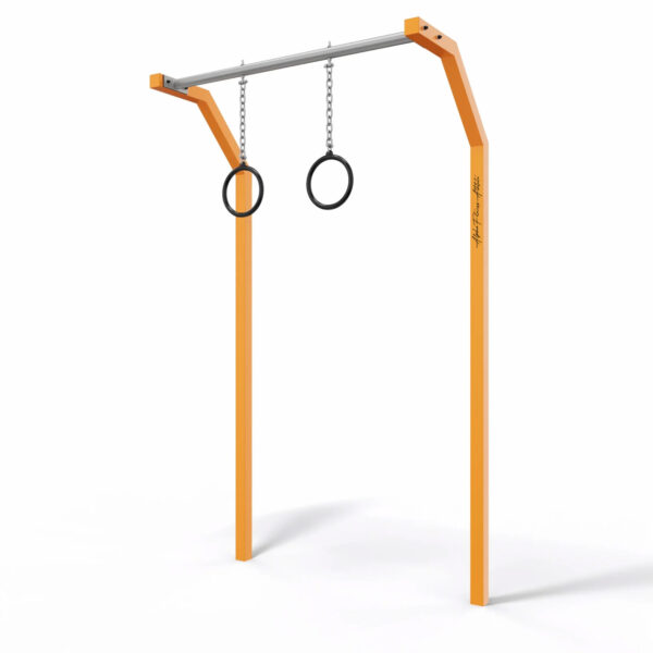Outdoor Gymnastic Ring Station – Hanging Rings for Calisthenics and Ninja Training – SWGR-001 - Image 3