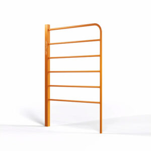 Curved Outdoor Wall Ladder for Calisthenics and Fitness – Steel Stretching and Climbing Station for Adults - SWL-002