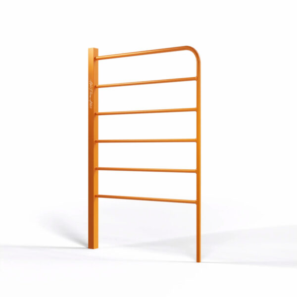 Curved Outdoor Wall Ladder for Calisthenics and Fitness – Steel Stretching and Climbing Station for Adults - SWL-002