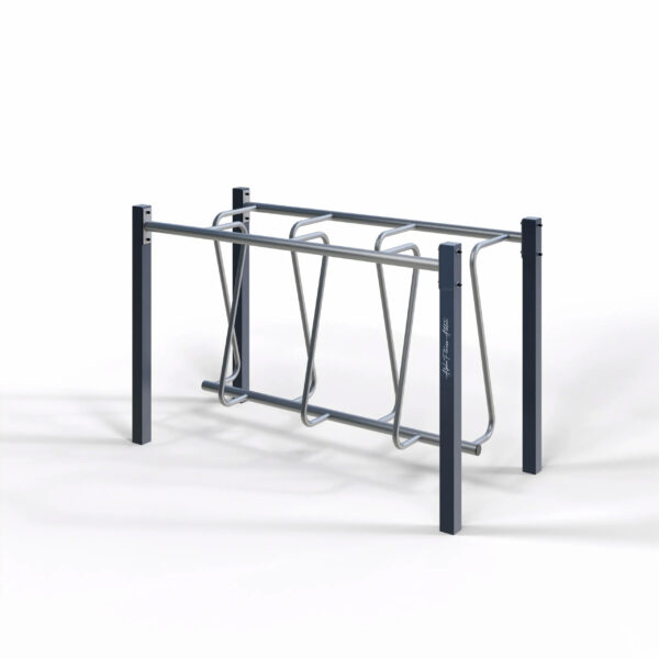 Zigzag Parallel Bar Obstacle Station for Outdoor Calisthenics and Functional Training – Heavy-Duty Fitness Frame – SWS-001 - Image 4
