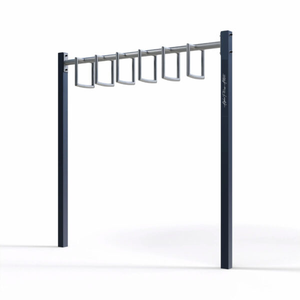U-Grip Monkey Bar Obstacle Rig – Outdoor Calisthenics Climbing Frame for Obstacle Course Training  – SWSH-001 - Image 3
