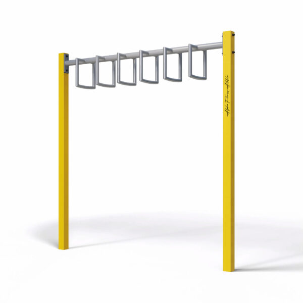 U-Grip Monkey Bar Obstacle Rig – Outdoor Calisthenics Climbing Frame for Obstacle Course Training  – SWSH-001 - Image 2