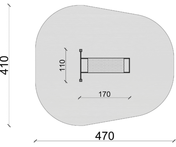 Outdoor Sit-Up Bench for Park Gym – Incline Ab Workout Board for Calisthenics Training – SWIB-001 - Image 3